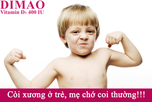 Còi xương ở trẻ, mẹ chớ coi thường!﻿