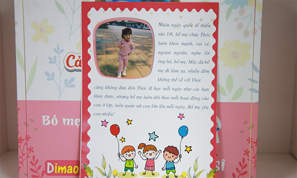 “Cảm ơn những Hy sinh” của các thiên thần nhỏ